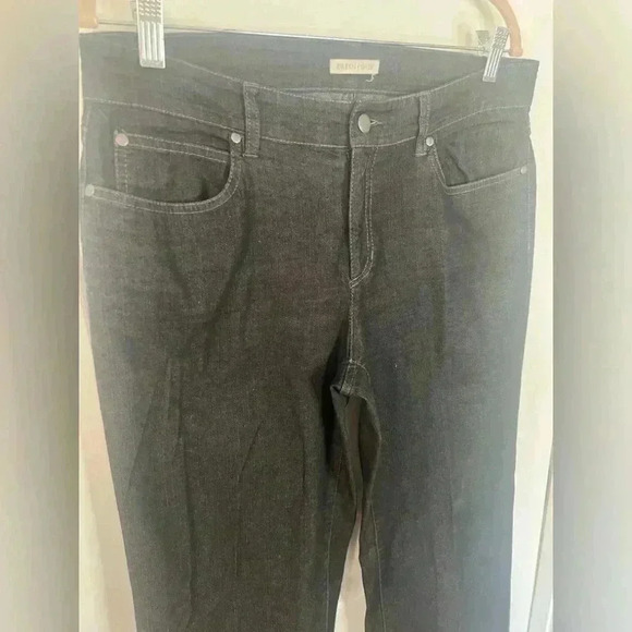 Eileen Fisher Women’s Black Straight Leg Jeans - Size 10 - Picture 3 of 7